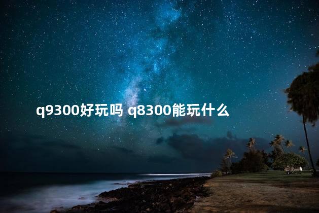 q9300好玩吗 q8300能玩什么游戏